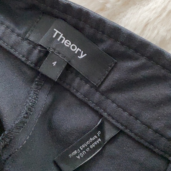 Theory High Waisted Black Trouser/ Pants - Picture 4 of 6
